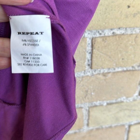 Repeat Purple Women's Top - Picture 3 of 4